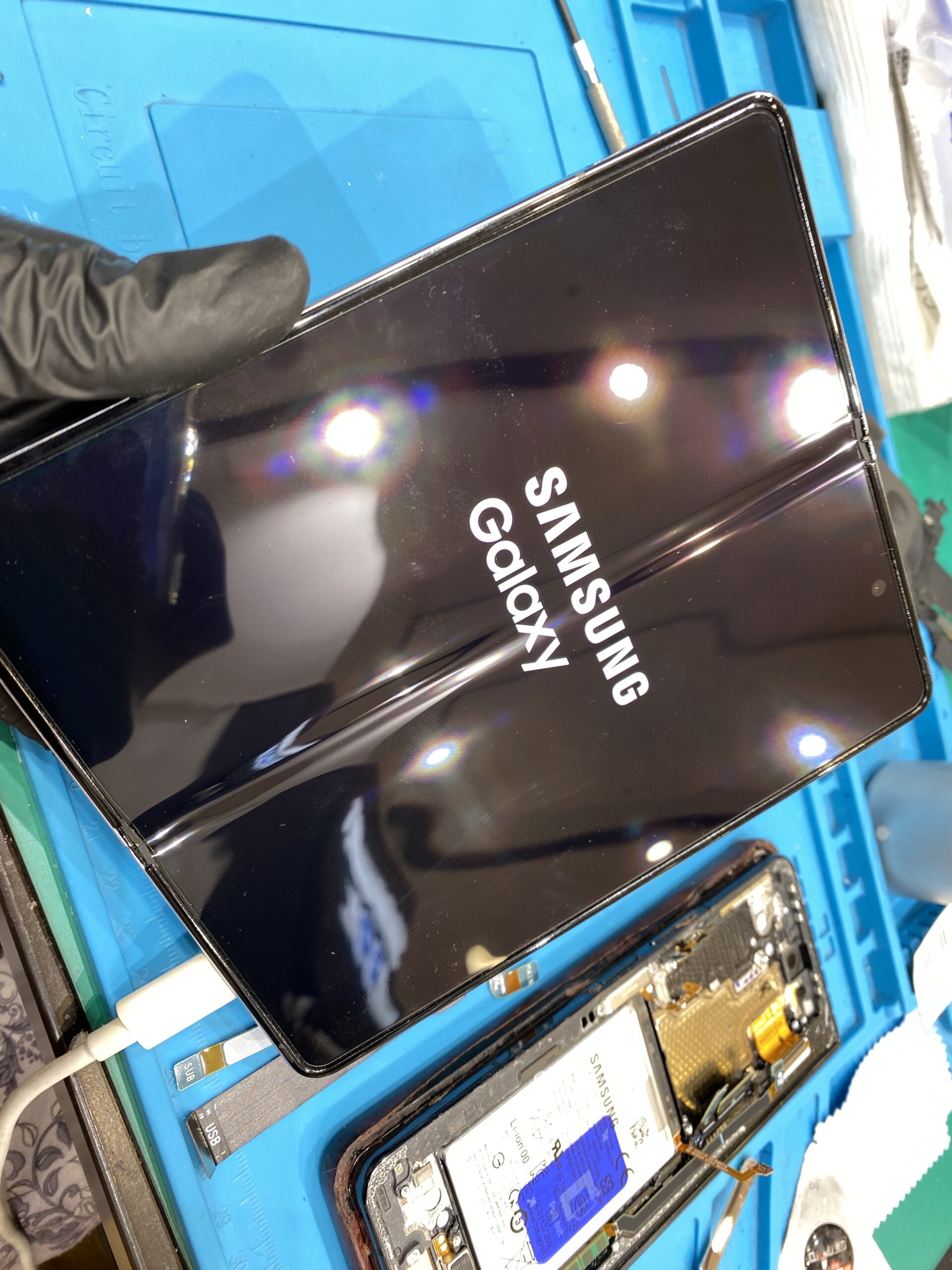 熱田店】Galaxy Z Fold5の画面修理（基板載せ替え修理）【刈谷市からご